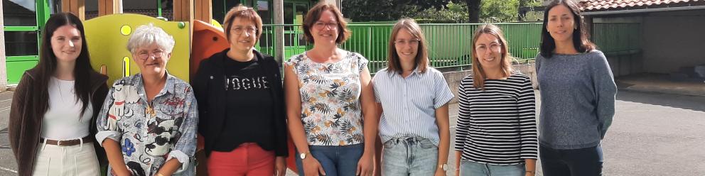 Rentrée scolaire à l'école La Pierre Bleue