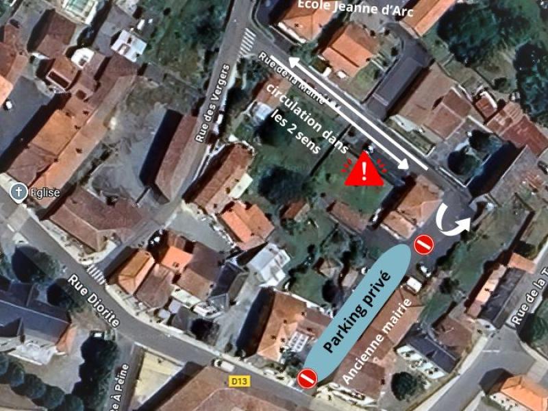 Modification de circulation Rue de la Mairie