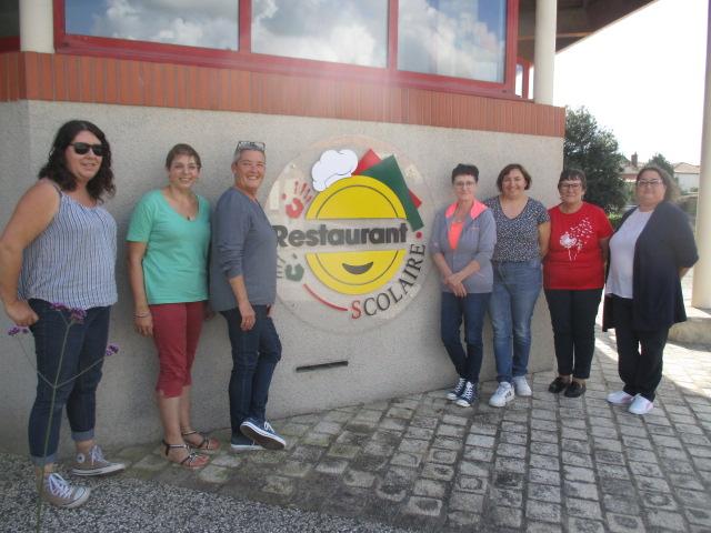 Le personnel du restaurant scolaire